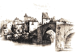 pont vieux de la 
ville de Nérac