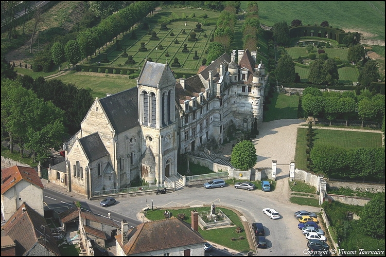 cage d'escalier du château