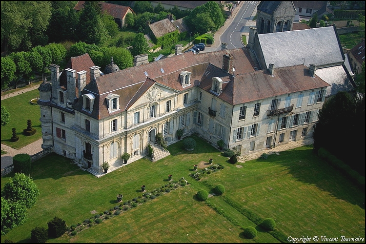 cage d'escalier du château