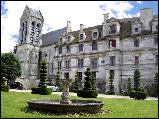 vue du château et de l'église