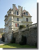 château vue du bas du parc