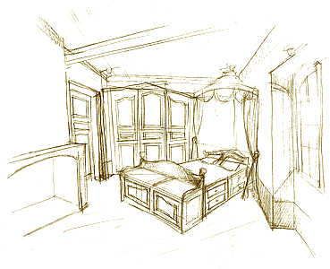 Croquis d'une chambre