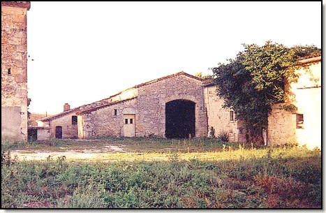 Vue du domaine avant restauration