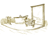 Croquis d'une salle de bain