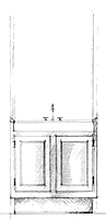 Croquis d'un meuble