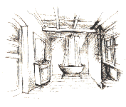 Croquis d'une salle de bain