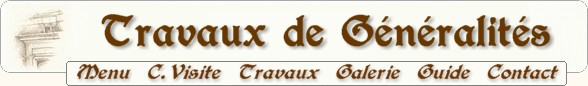 Page Travaux de Gnralits 