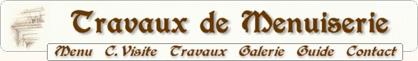 Page Travaux de Menuiserie