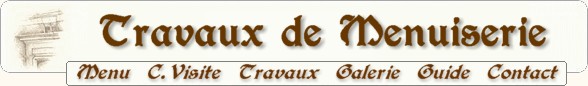 Page Travaux de Menuiserie